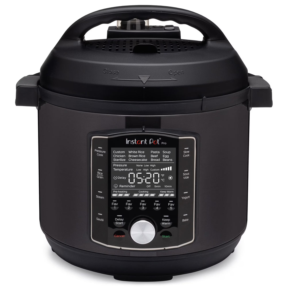 Instant Pot Pro 8 - Quart Electric Pressure Cooker, 10 - in - 1 Slow Cooker, Rice/Grain Cooker, Steamer, Saut, Sous Vide, Yogurt Maker, Sterilizer and