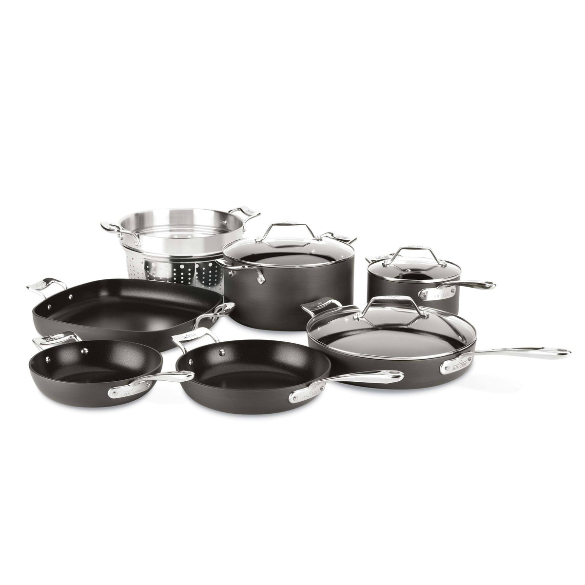 All Clad | Essentials Nonstick Cookware Set, 10-Piece