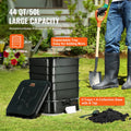 VEVOR 5 - Tray Worm Composter, 50 L Worm Compost Bin Outdoor and Indoor, Sustainable Design Worm Farm Kit, for Recycling Food Waste, Worm Castings, Worm Tea, Vermiculture and Vermicomposting