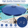 Tangkula 9 FT Patio Umbrella w/Crank Handle