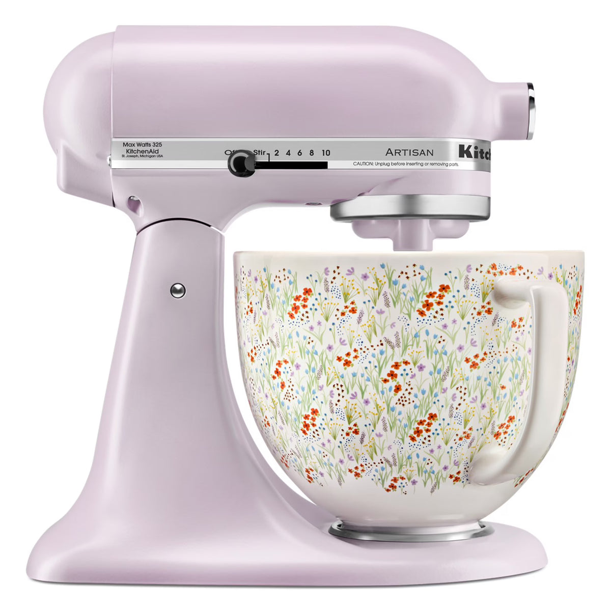 Kitchenaid Artisan Series 5 - Quart Tilt - Head Stand Mixer, Wildflower, KSM156CXWF