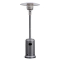 50,000 BTU Propane Patio Heater, Standing Stainless Steel Outdoor Heater with Wheels, Triple Protection, CSA Certified for Deck & Commercial