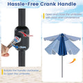 Tangkula 9 FT Patio Umbrella w/Crank Handle
