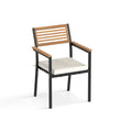 Tangkula Stackable Patio Dining Chairs Set of 6