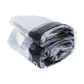 Clear Outdoor Clear PVC Tarp Curtain, Waterproof, Tear - Resistant, 8x16ft for Patios, Decks, Balconies, and Commercial Use