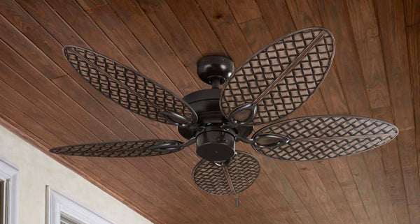 Harbor Breeze Tilghman II 52-in Bronze Indoor/Outdoor Ceiling Fan (5-Blade)