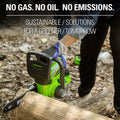 Greenworks 40V 12" Cordless Chainsaw with 2.0 Ah Battery & Charger, 20262