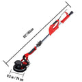 Drywall Sander 850W, Electric Drywall Sander, Electric Sander, with LED Strip Light and Vacuum Bag, Variable Speed 800 - 1750 RPM, Foldable Sheetrock