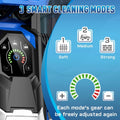 Electric Pressure Washer 5000PSI - Max 3.6GPM Power Washer Touch Screen Adjustable Pressure, 4 Nozzles and 500 ml Foam Cannon Power Washer Cleaning for Patio Blue