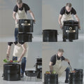 Big Bad Barrel BBQ Smoker Grill 5 in 1 Barrel Can Be Used As a Smoker, Grill, Pizza Oven, Table and Fire Pit