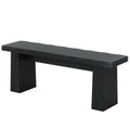 Fnova 48" Wooden Two - Person Backless Entryway Bench with Under - Bench Storage for Outdoor Garden, Living Room, Bedroom, Dining Room, Hallway