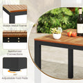 Tangkula 9 Pieces Patio Dining Set for 8 Outdoor Rectangular Patio Table