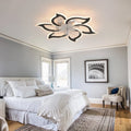 Garwarm Dimmable Ceiling Fan with Light and Remote Control, 27" Small Flush Mounted Ceiling Fan