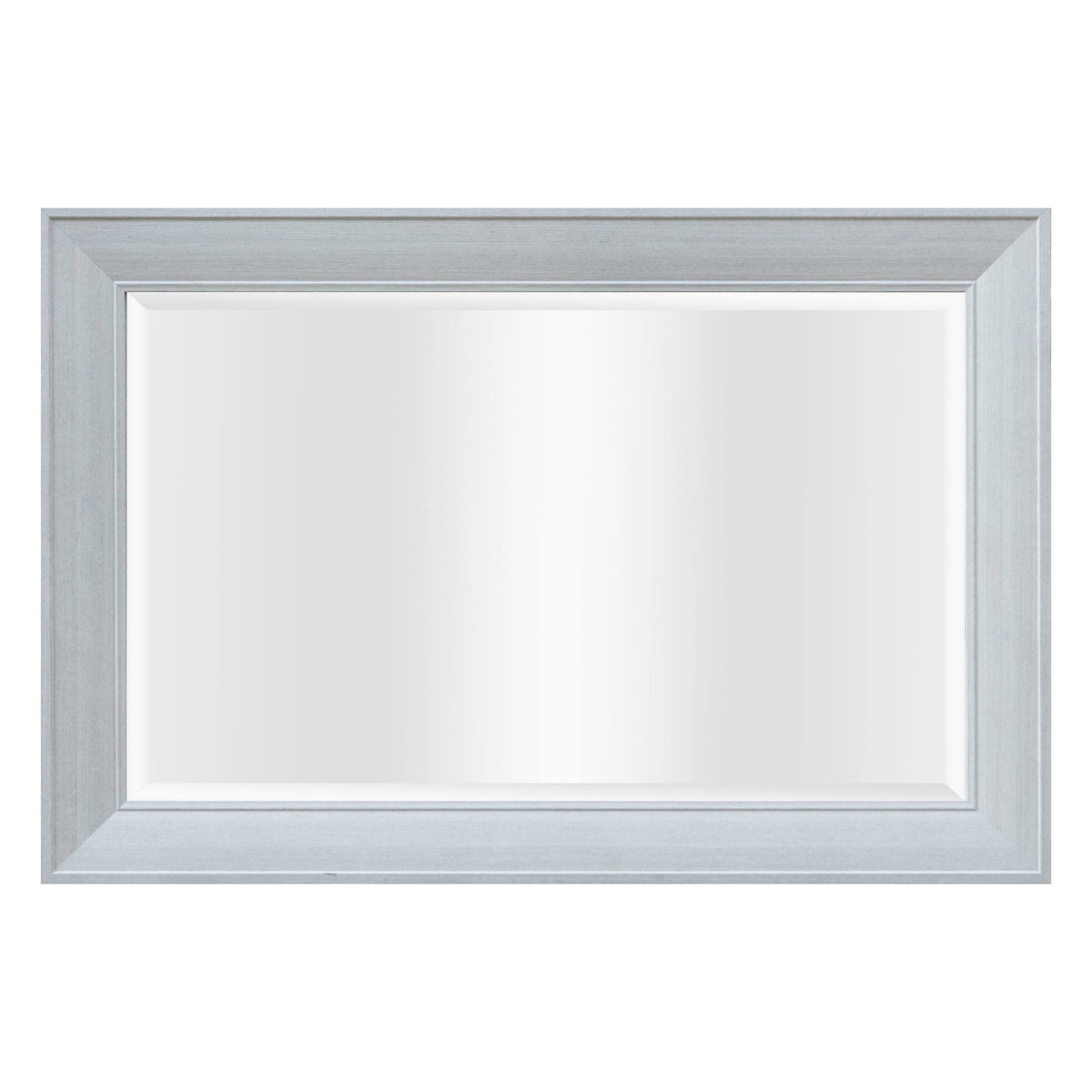 Better Homes & Garden 24 inch x 36 inch Modern Rectangle MDF Wall Mirror, Grey, Size: 24 x 36