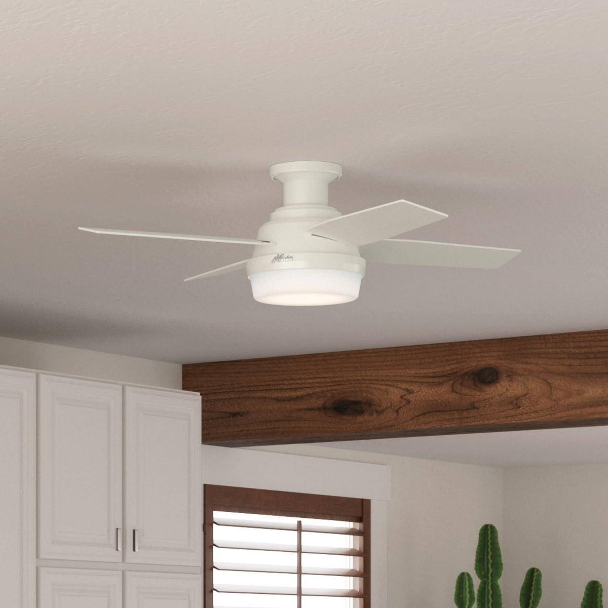 Hunter Dempsey 44" Ceiling Fan - Fresh White, Ceiling Fan for Home