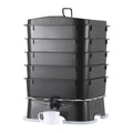 VEVOR 5 - Tray Worm Composter, 50 L Worm Compost Bin Outdoor and Indoor, Sustainable Design Worm Farm Kit, for Recycling Food Waste, Worm Castings, Worm Tea, Vermiculture and Vermicomposting