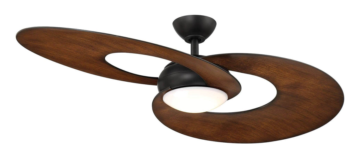 Wind River Sirius Wi - Fi Enabled Smart Ceiling Fan(Matte Black)