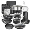20-Piece Aluminum Ultra - Durable Non - Stick Diamond Infused Cookware and Bakeware Set