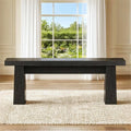 Fnova 48" Wooden Two - Person Backless Entryway Bench with Under - Bench Storage for Outdoor Garden, Living Room, Bedroom, Dining Room, Hallway