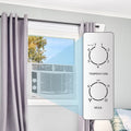 5000 BTU Window Air Conditioner Easy Cool - Capable of Cooling up to 150 Sq Ft. 2 Fan Speeds, 4 - Way Air Direction, Mechanical Control, Filter