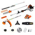 Eastvita Multi - Functional Trimming Tool with String Trimmer Brush Cutter Pole Saw Full Crank Shaft Design 56CC 2 - Cycle Garden Tool