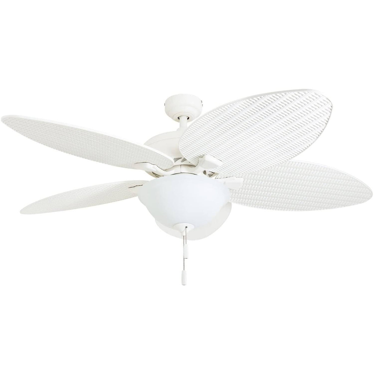 Honeywell Palm Island 52 - in White LED Indoor/Outdoor Ceiling Fan with Light