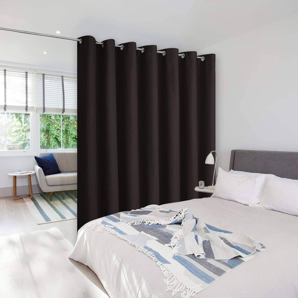 NICETOWN Room Dividers Curtain Screen Partitions, Patio Sliding Door Curtain, Wi