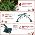 12 FT Pre-Lit Slim Pencil Christmas Tree with 1000 Warm White LED Lights, 2840 Hinged Branch Tips & Folding Stand for Indoor Outdoor Holiday Decor