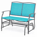 Tangkula 2-Person Patio Swing Glider Bench