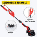 Drywall Sander 850W, Electric Drywall Sander, Electric Sander, with LED Strip Light and Vacuum Bag, Variable Speed 800 - 1750 RPM, Foldable Sheetrock