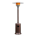 50,000 BTU Propane Patio Heater, Standing Stainless Steel Outdoor Heater with Wheels, Triple Protection, CSA Certified for Deck & Commercial